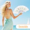 Wedding Essential 21 Feather Foldable Accessory Bridal Feather Fan  Perfect For Photography And Guest Comfort
