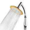 Shower Head 6 Inch Pressure-Boosting Handheld Overhead Universal Hand Shower Head Set Bathroom Faucet Accessory