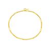 Gold Plated Mixed Link Chain Necklace Fashion Jewelry for Women