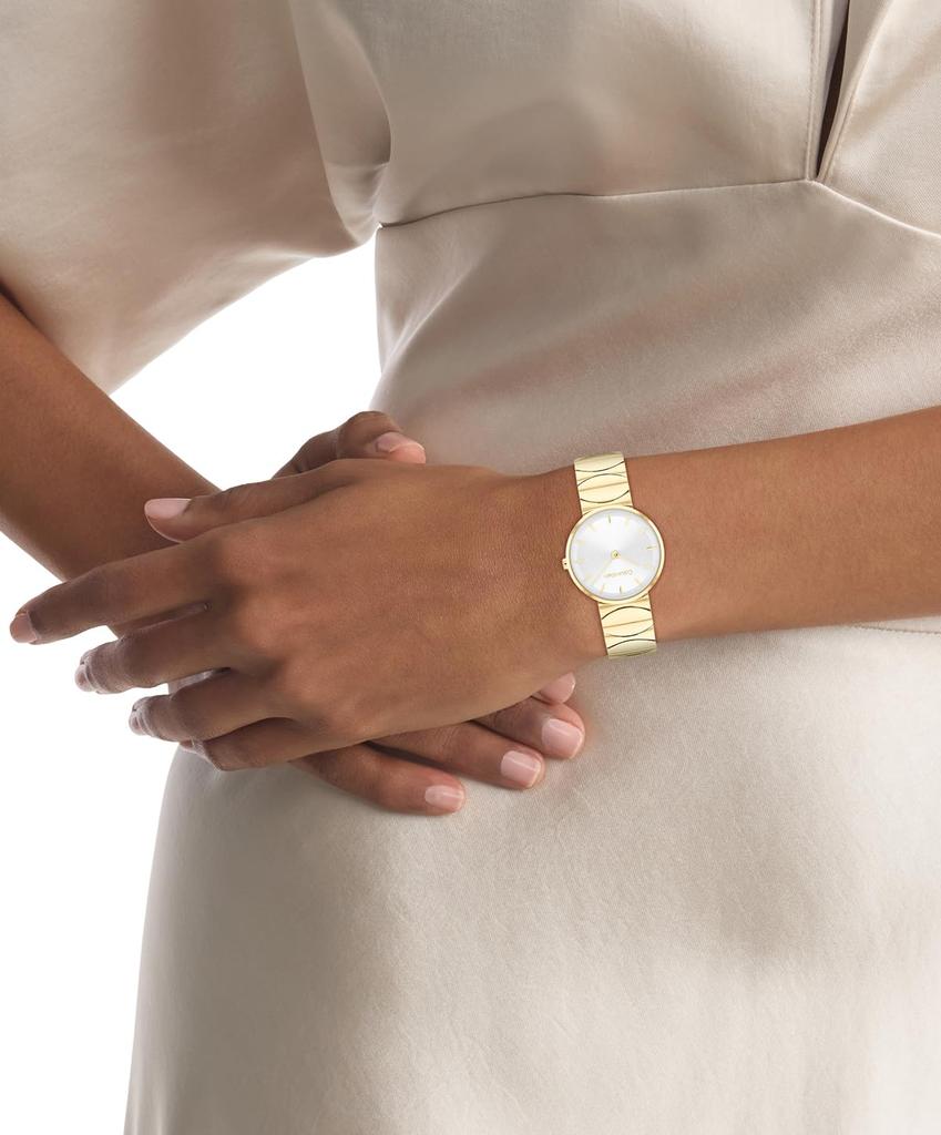 Watch ENCHANT Gold Dial Stainless Steel Bracelet 25100043 [Calvin Klein] Women's [Authorized Import]