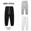 Printemps et Automne Nouvelle Mode Pantalons Décontractés Pantalons de Jogging Amples Polyvalents Pieds Serrés Couple Pantalons Confortables Vêtements pour Hommes