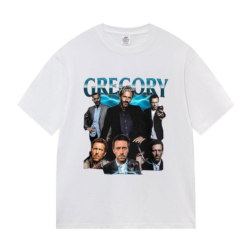 Dr Gregory House MD Funny Meme T Shirt Women Gothic Fashion Short Sleeve T-shirts Vintage High Quality Cotton T-shirt Streetwear