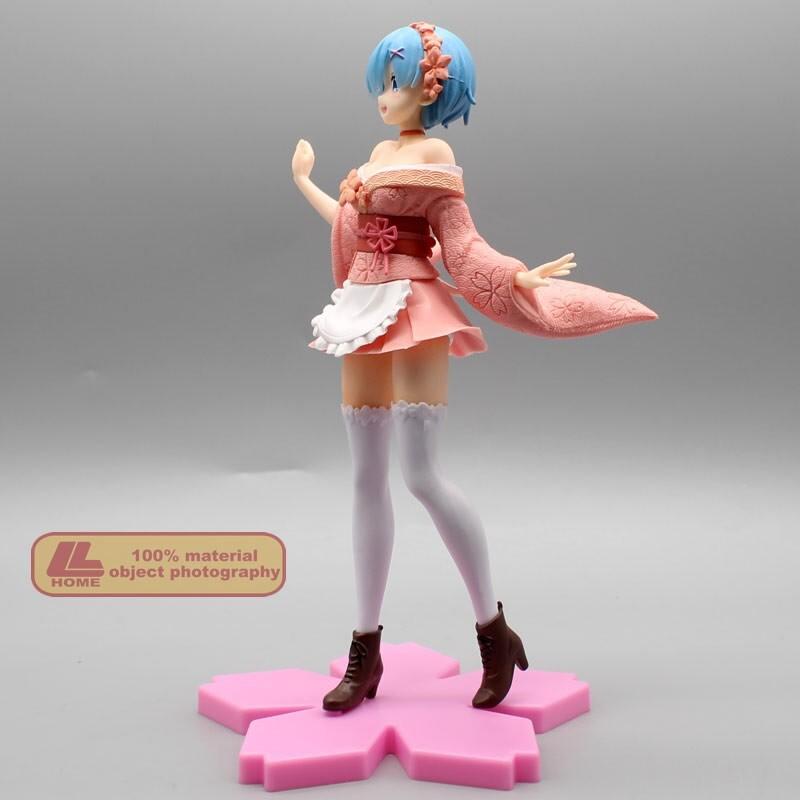 Аниме Re Life In a Different World Rem юбка-кимоно ПВХ фигурка игрушка в подарок — фото 2