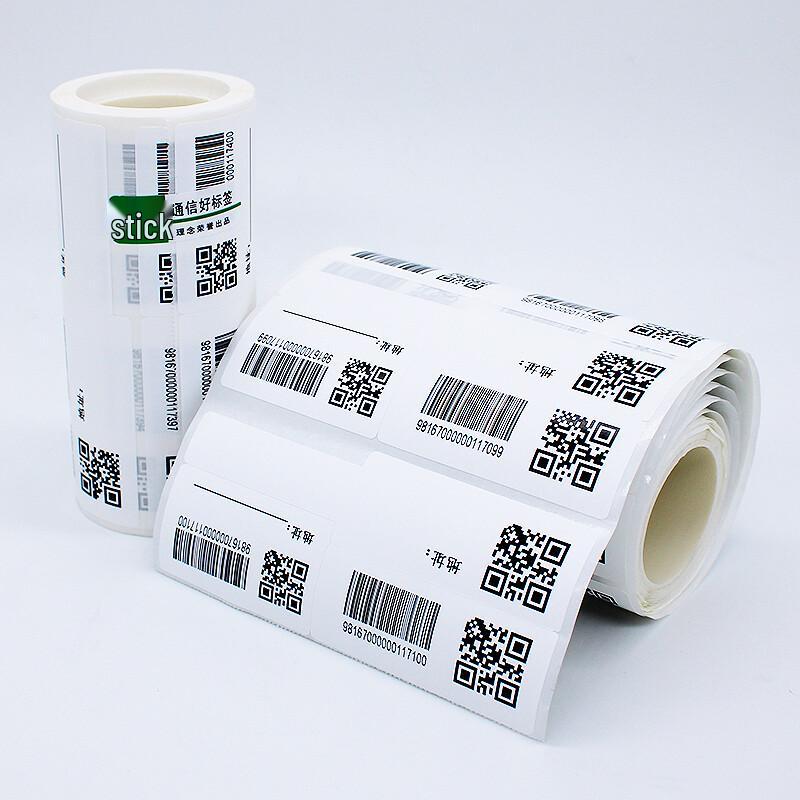 Litie LF40-50-40P White Printed Cable Label Roll