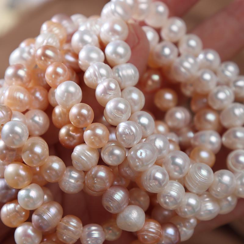 Natural Freshwater Pearl Elastic Bracelets - Candy Color Jewelry Gifts for Live Broadcast Festival Promotion
