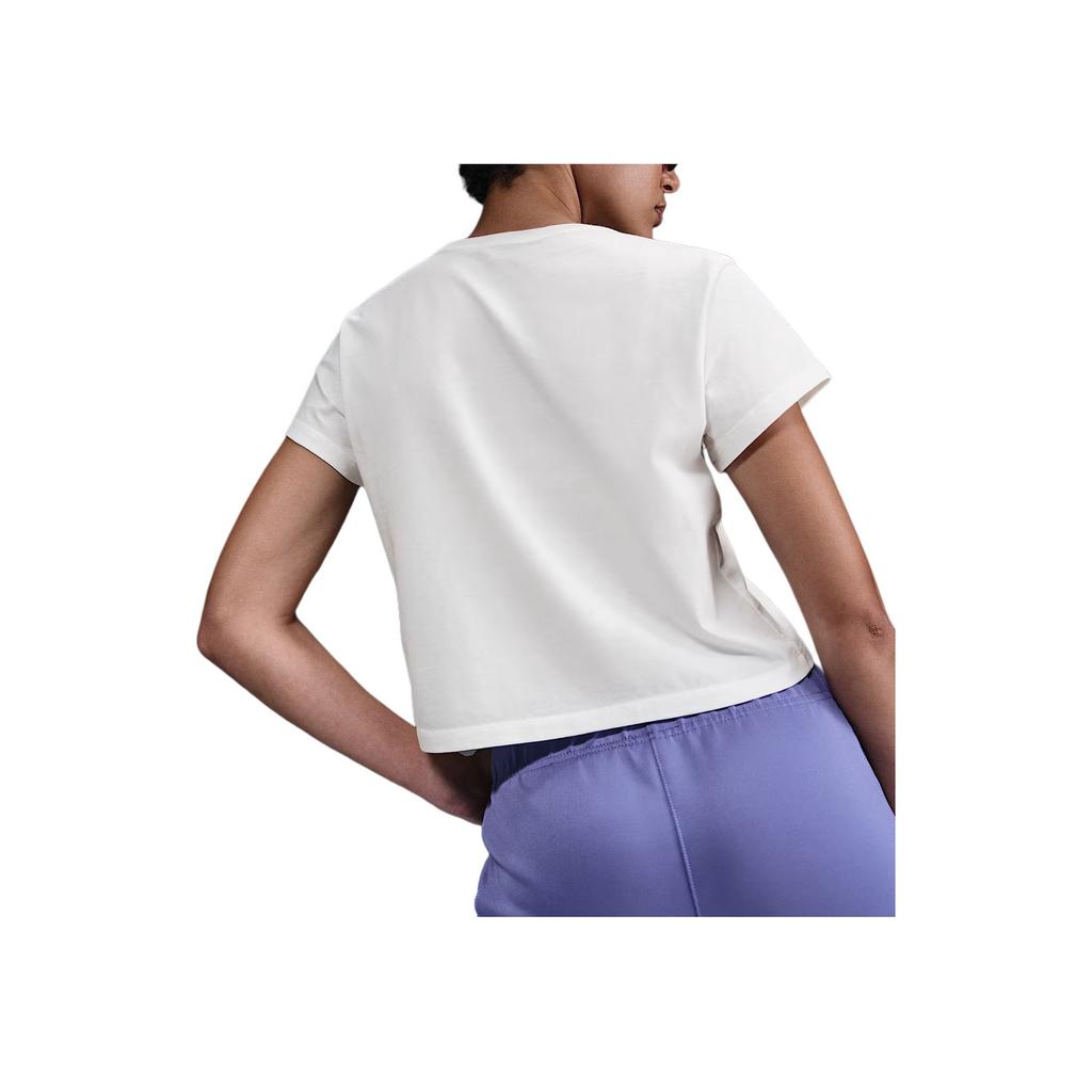 Nike Comfortable Fashionable Versatile Short Sleeve T-Shirt Women tops White IB7334-133