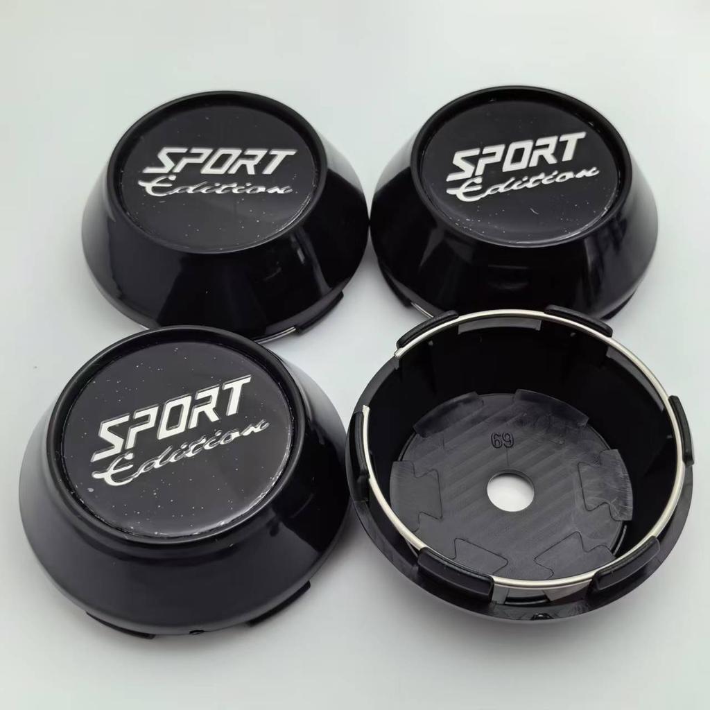 4pcs 60mm 64mm 65mm 68mm 69mm SPORT Edition LOGO Emblem Car Wheel Center Caps Wheels Rim Hubcap Centre Cover Replace Accessories