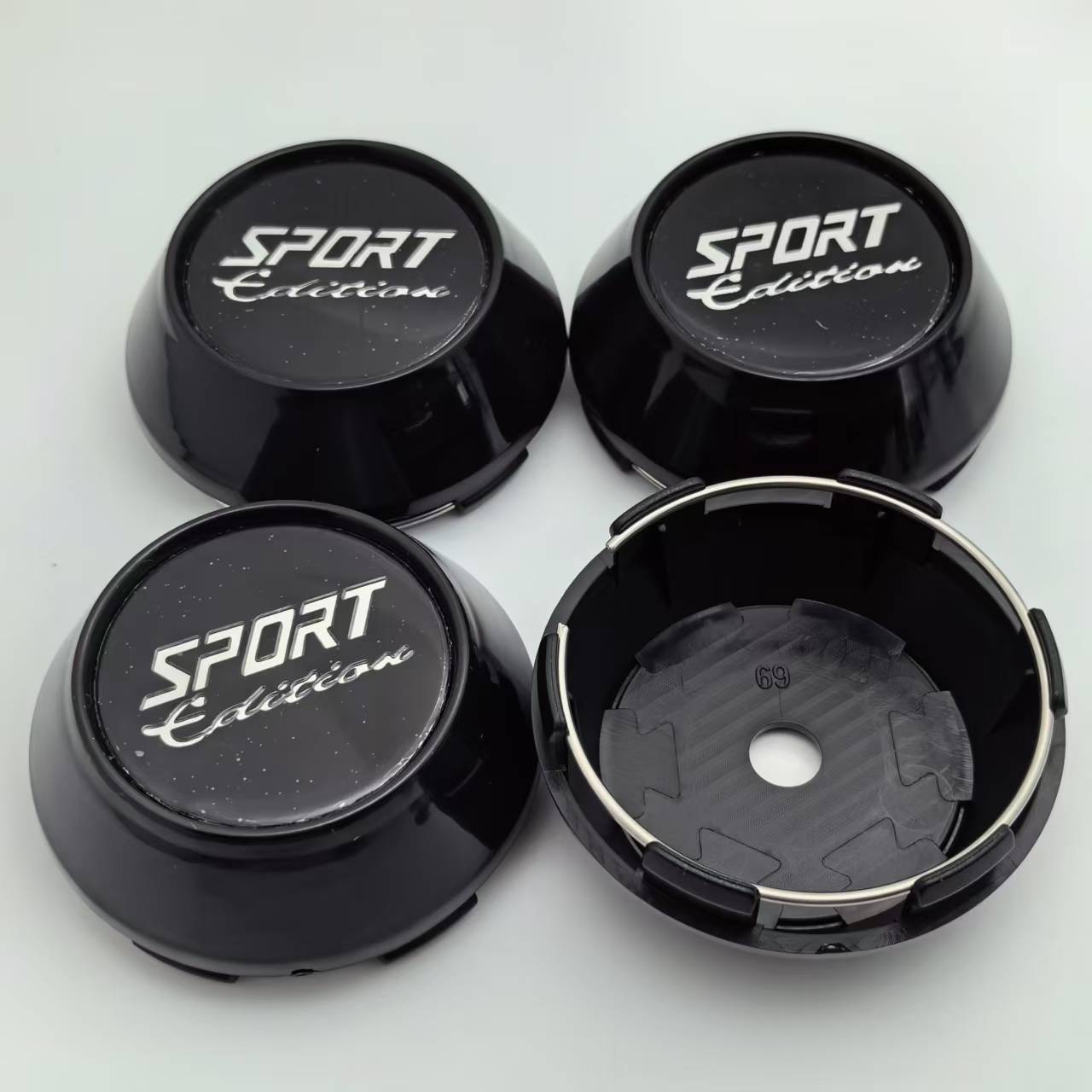 

4pcs 60mm 64mm 65mm 68mm 69mm SPORT Edition LOGO Emblem Car Wheel Center Caps Wheels Rim Hubcap Centre Cover Replace Accessories SPORT Edition Badge&60mm High Caps