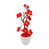 Artificial Plum Blossom Botanical Potted Plant For Wedding Decoration Bedroom