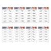 In Stock: 6D Waterproof Eyebrow Tattoo Stickers - Black/Brown Microblading Simulation