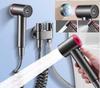 Handheld Bidet Toilet Sprayer Kit Bellows Used for Personal Hygiene and Pet Bathing Toilet Shower Double Outlet Toilet Accessory