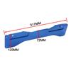Plaque de renfort de sous-châssis arrière basse en aluminium pour Civic ES EP3 01-05 Acura RSX DC5 02-06 Or Argent Rouge Bleu Plaque de support
