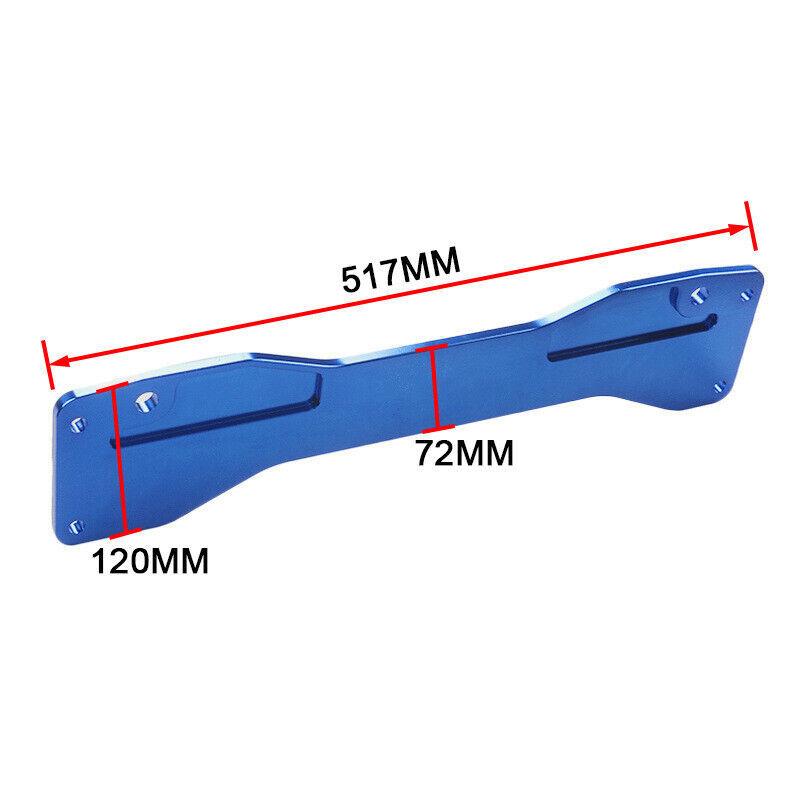 Plaque de renfort de sous-châssis arrière basse en aluminium pour Civic ES EP3 01-05 Acura RSX DC5 02-06 Or Argent Rouge Bleu Plaque de support