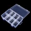 Multifunctional Tool Case 20*13.5*4.5cm Large 8 Grids Plastic Storage Box Screw Electronic Component Transparent Organizer