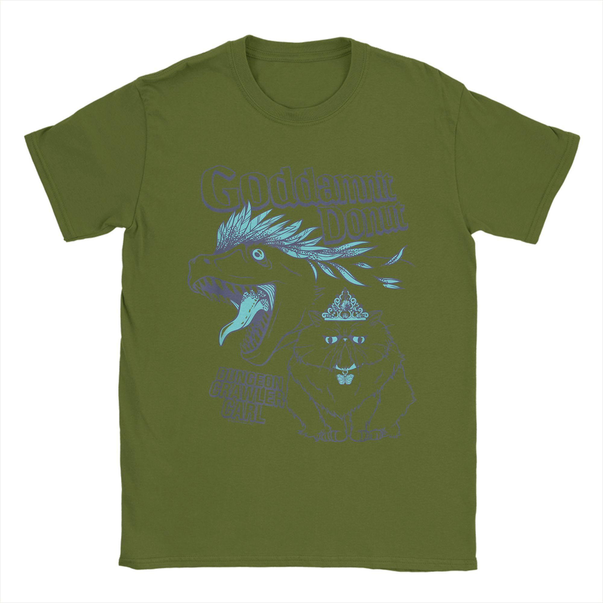 

Dungeon Crawler Carl T-Shirt Beach Cotton T Shirts For Men Harajuku Custom DIY Tee Shirt Short-Sleeve Y2K Basic Tops 4XL