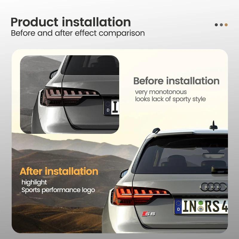 Car Body Rear Trunk Metal Badge S3 S4 S5 S6 S7 S8 Emblem Sticker Decor Accessories for Q1 A4 B8 B6 B9 B7 A3 8P 8V 8L A6 C7 C6 ER3 X1s16