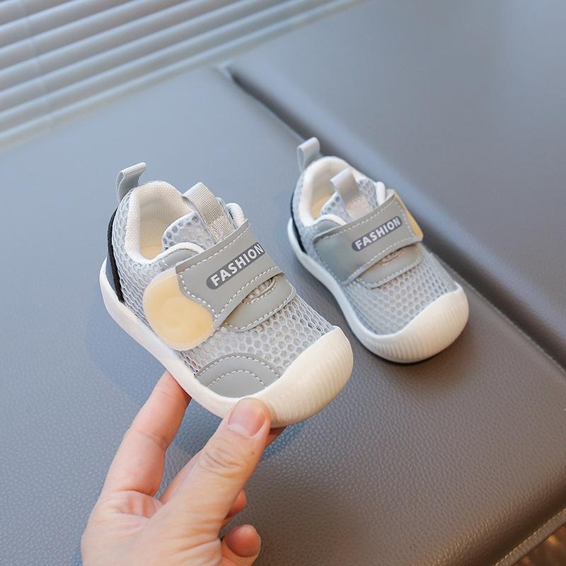 2025 summer girls single mesh toddler shoes hollow mesh infant indoor shoes boys functional shoes