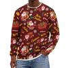 Men's Christmas Neck Pullover Sweatshirt