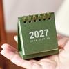 Standing Base 2027 Desk Calendar Mini Flip Calendar New Mini Calendar  Daily Planning