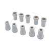 10pcs HYG TM46 S Saliva Ejector Suction Adapter Tips Silicone Strong Suction Tips Replacement