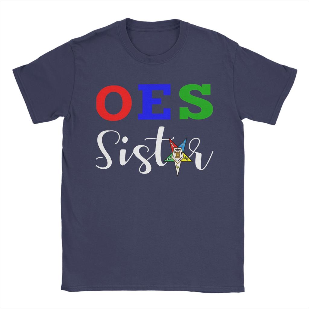 Unisexs Oes Order Of The Eastern Star Sistar Sisterhood T Shirts Cotton Top Tees Shortsleeved Tshirt Crew Neck Tshirt Plus Size