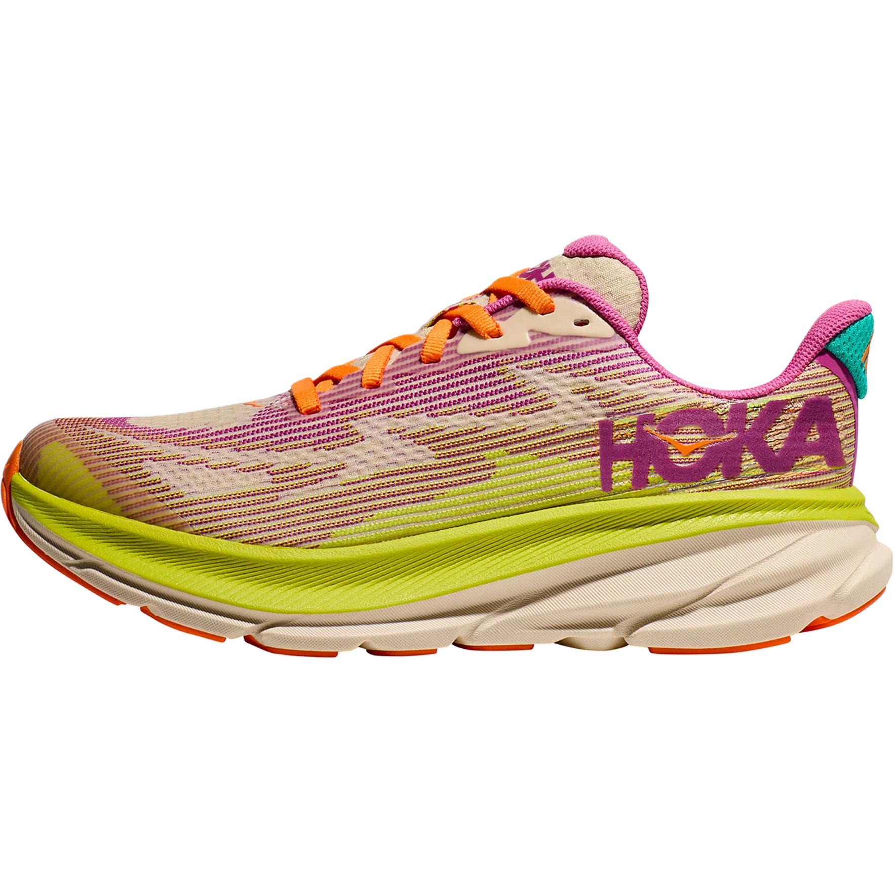 

HOKA One One Clifton 9 Удобные Универсальные Простые Спортивные Повседневные Нескользящие Износостойкие Низкие Кроссовки для Бега Детские Кроссовки для Бега 1131170-FSV 40
