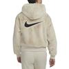 Nike Women'ss Sportswear Essential Faux Fur Jacket Khaki DD5117-206