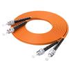 Shan Ze Multimode Dual Core ST-ST Fiber Optic Patch Cable