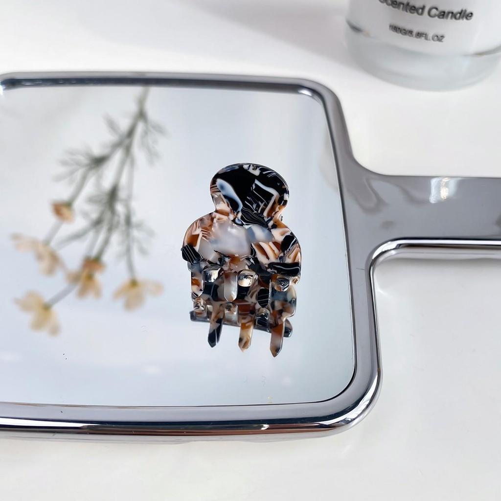 Korean Dopamine Mini Claw Clip: Cute Hair Accessories for Women & Children