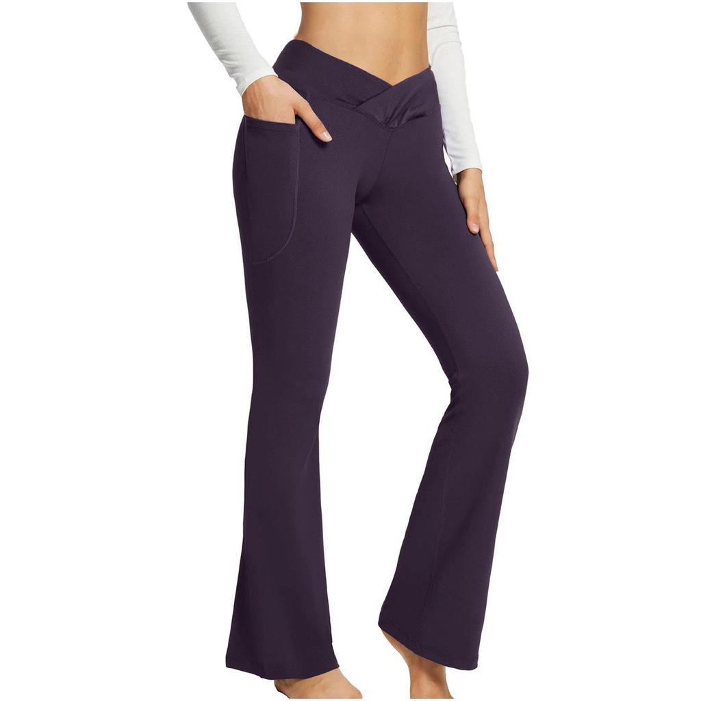 2024 Spring/Summer High-Waisted Wide-Leg Slimming Yoga Pants for Women