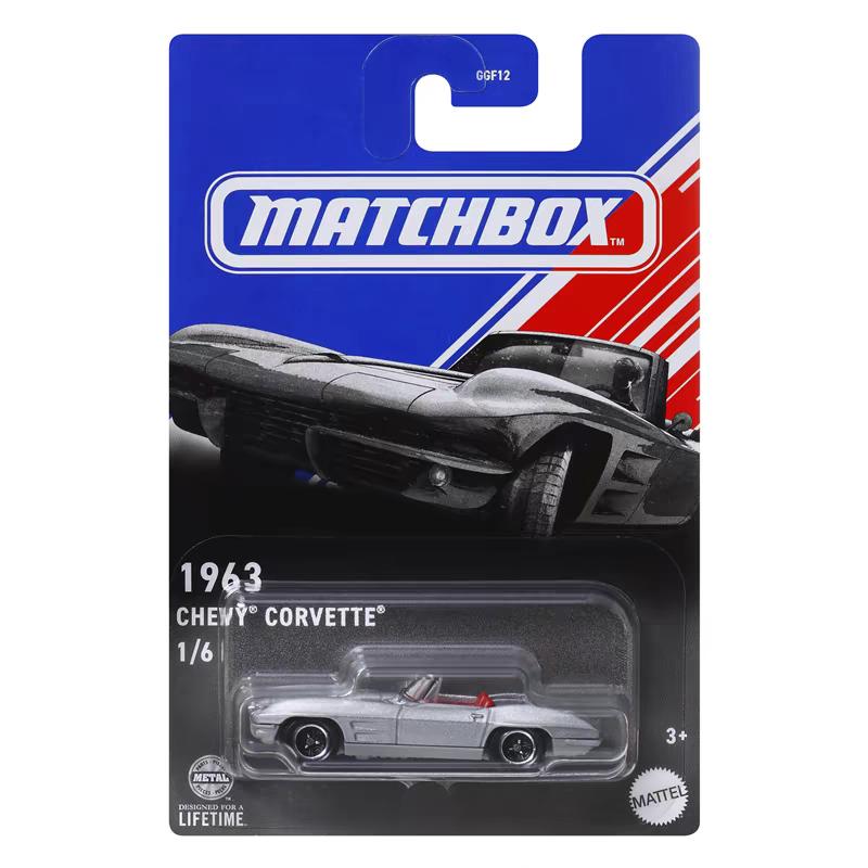 Matchbox GGF12D Muscle Cars Set  Chevrolet Ford Cadillac Volkswagen 1:64 Alloy Diecast Model Vehicles, Toy Gift for Kids