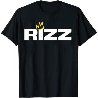 Gololl Rizz Crown T-Shirt Funny Graphic Tee Rizzler Rizzing Novelty Tshirt for Men Women