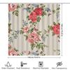 Vintage Floral Bath Shower Curtain Home Decor Waterproof Fabric Printing Modern Design Bathroom Decoration 180Cm High Quality Cu