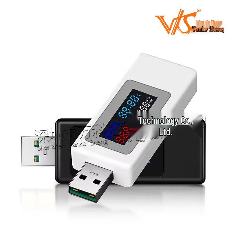 KWS-V30 120W USB Tester with Color Screen: Voltmeter & Ammeter