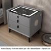 Smart Bedside Table with Storage - Compact Bedroom Cabinet