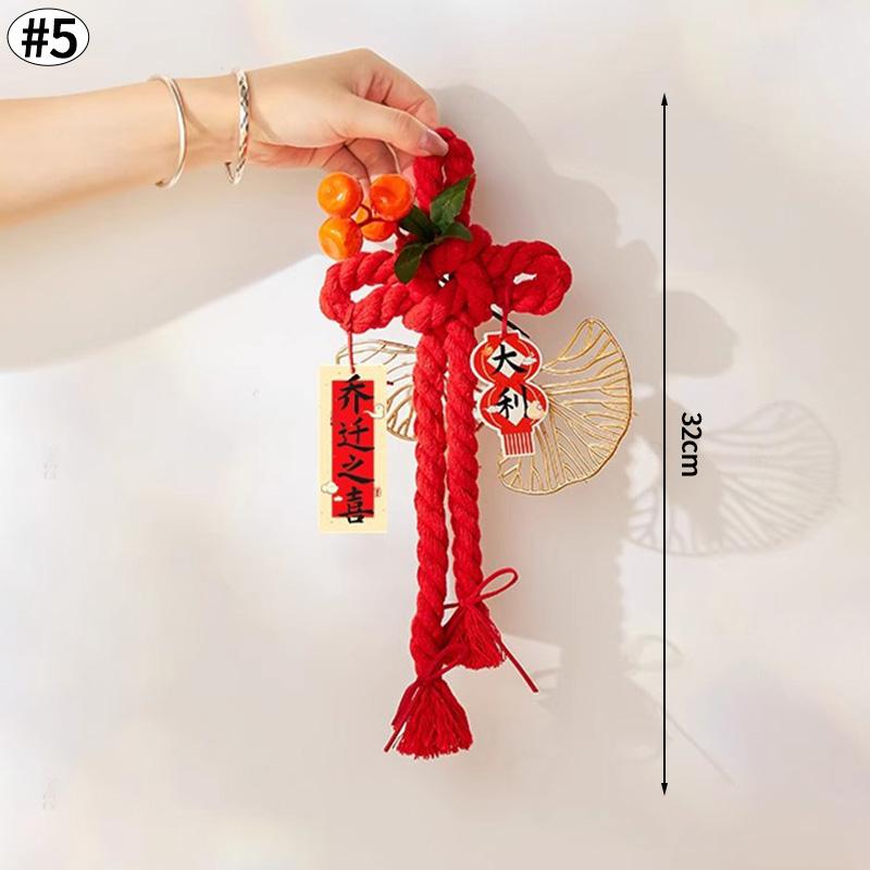 Chinese Knot Tassel Pendant Housewarming Moving Home Gift Decoration Hanging Door Pendant Festival Decorative Ornaments