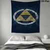 Fantasy Games Wall Hanging Printed Fabric Blanket Decorative Tapestries for Bedroom Living Room Home Decor