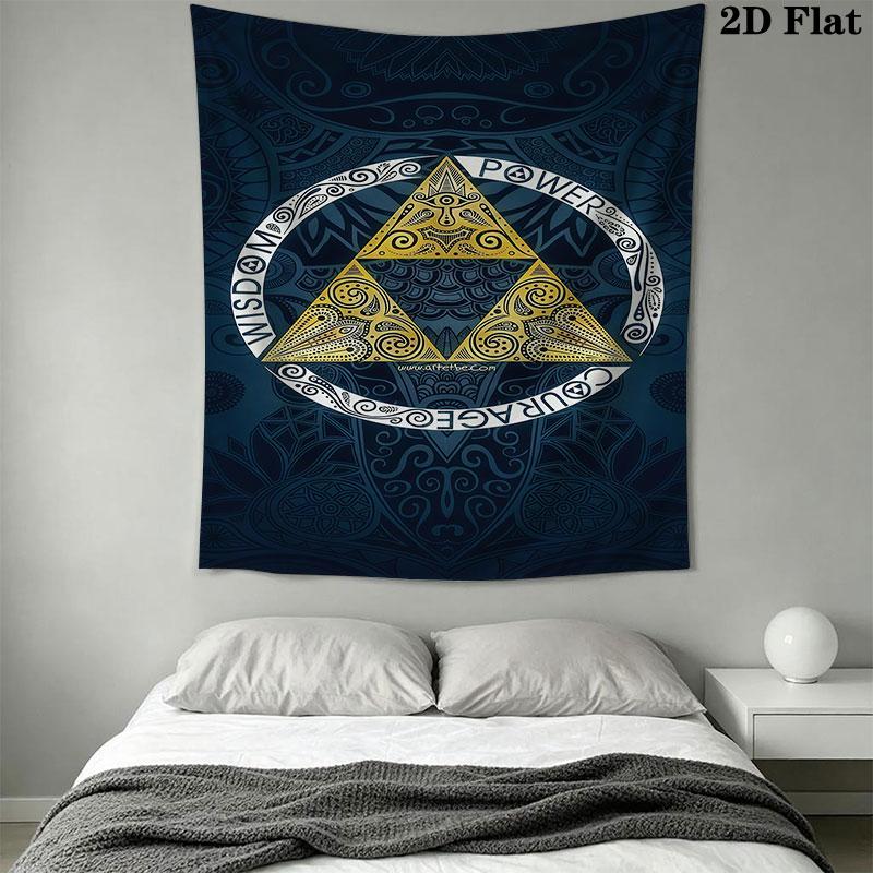 Fantasy Games Wall Hanging Printed Fabric Blanket Decorative Tapestries for Bedroom Living Room Home Decor