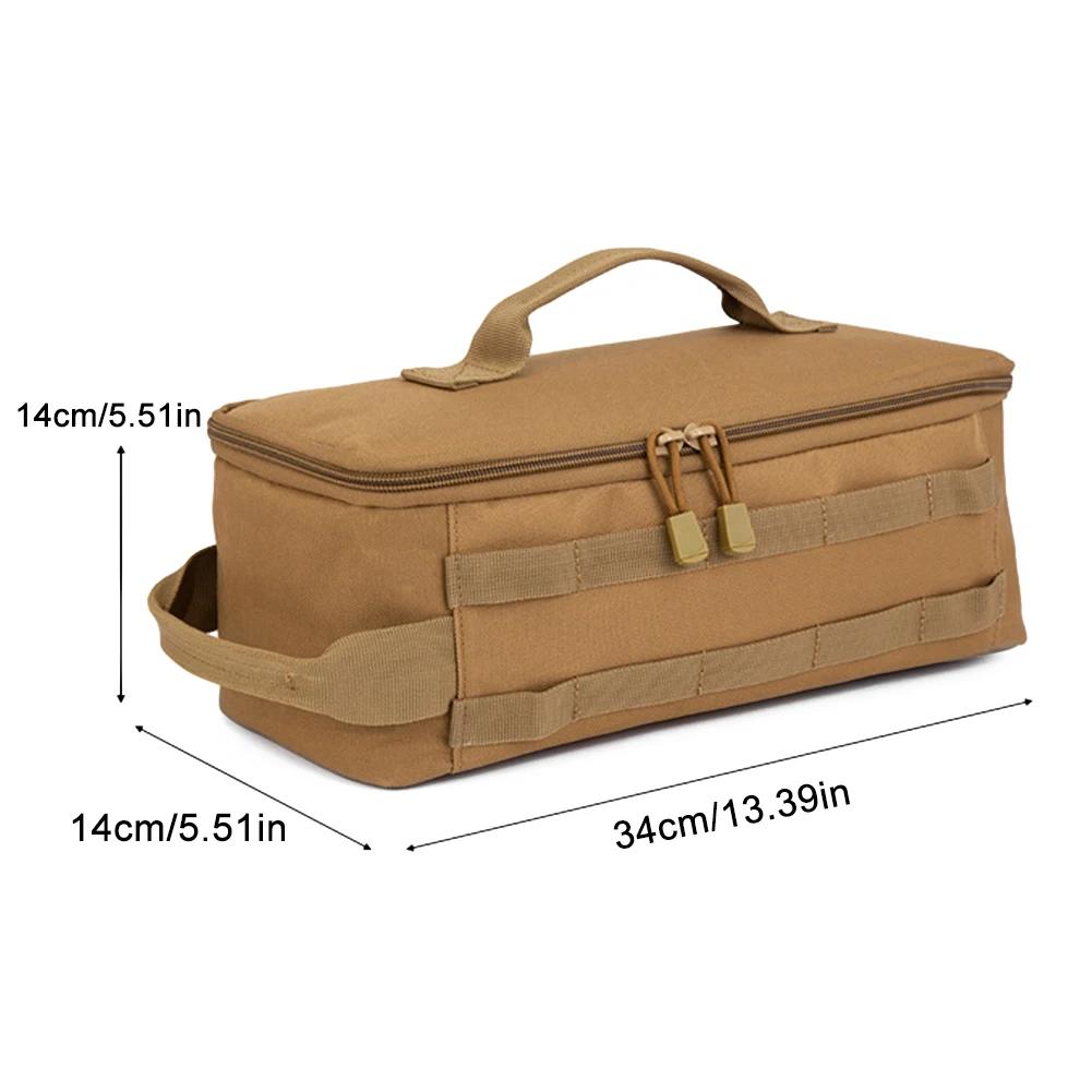 9/14L Geschirr-Organizer Oxford-Stoff Tragetasche Campinggeschirr Aufbewahrungstasche Wasserdicht BBQ Picknicktasche Outdoor-Zubehör