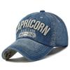 Unisex CAPRICORN Letter Embroidery Baseball Caps Outdoor Adjustable Spring and Autumn Casual Sunscreen Hat