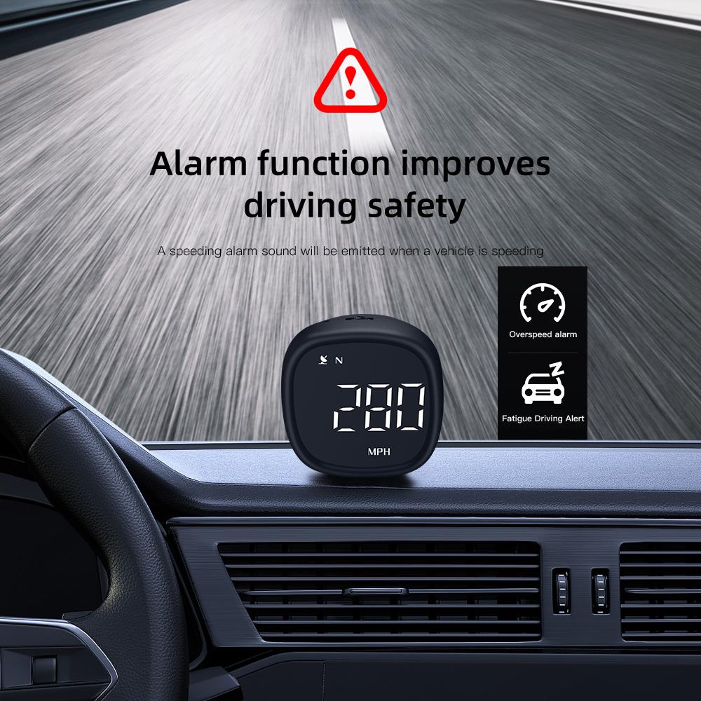 Car GPS Speedometer M30 HUD Head Up Display Compass Overspeed Alarm Digital Car Gauge MPH KMH Display Car Accessory For All Car