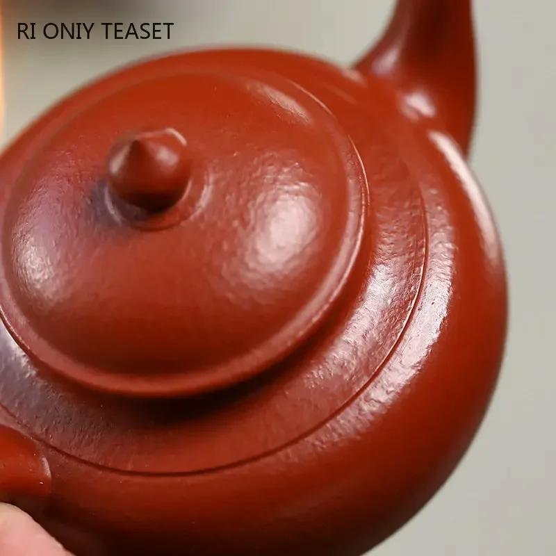120ml Yixing Purple Clay Teapots Famous Handmade Tea Pot Household Beauty Tea Infuser Kettle Chinese Zisha Tea Set Teaware