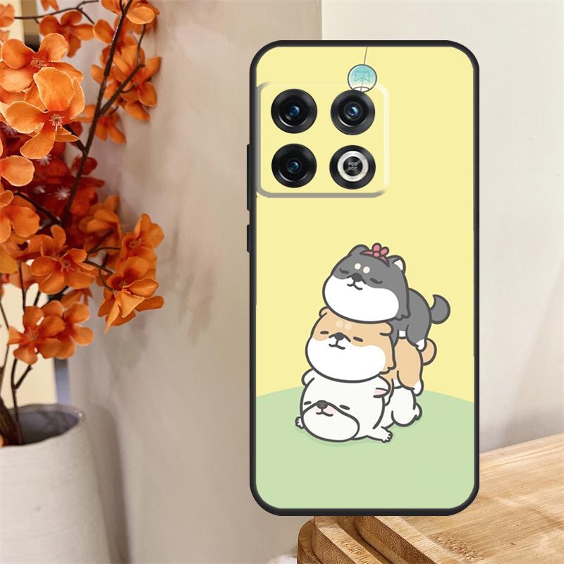 Cute Shiba Inu Funda For OnePlus 13 13R 12 12R 11 10 Pro 8T 10T OnePlus Nord 4 CE 2 3 Lite N30 N20 N10 Case