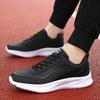 New Leather Sneakers Waterproof and Non-slip Running Shoes Black Shoes Soft Sole Lightweight Travel Shoes