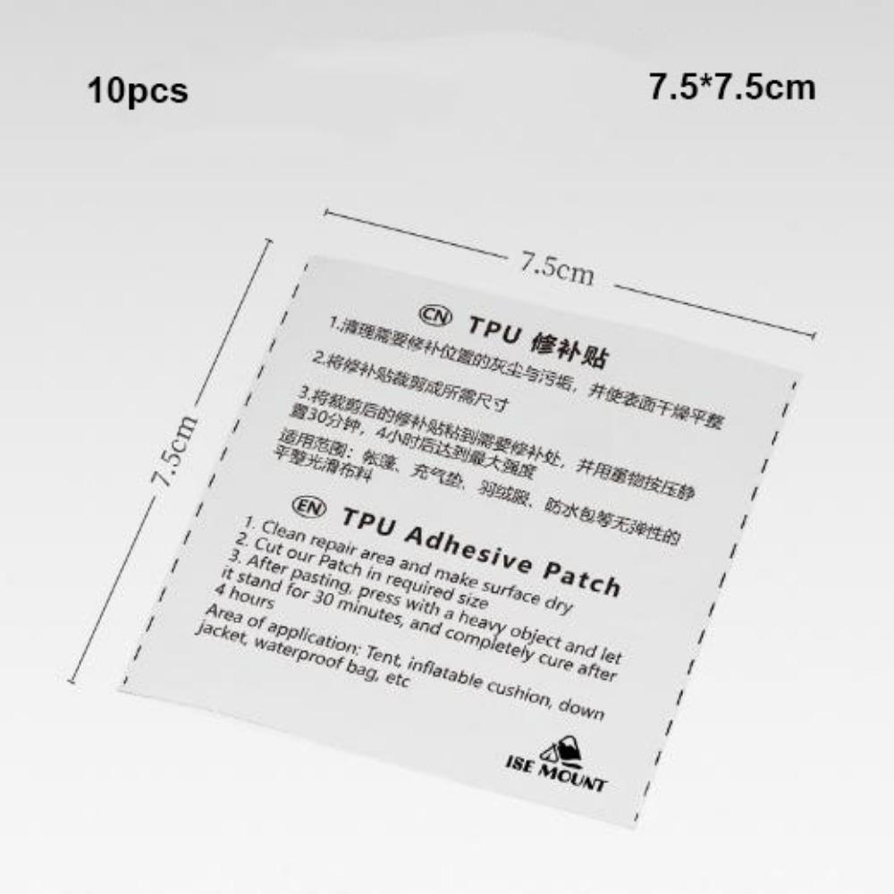 TPU Repair Patch Inflatable Products Leak Repair Patch For Outdoor Tarp Boat Covers Sail