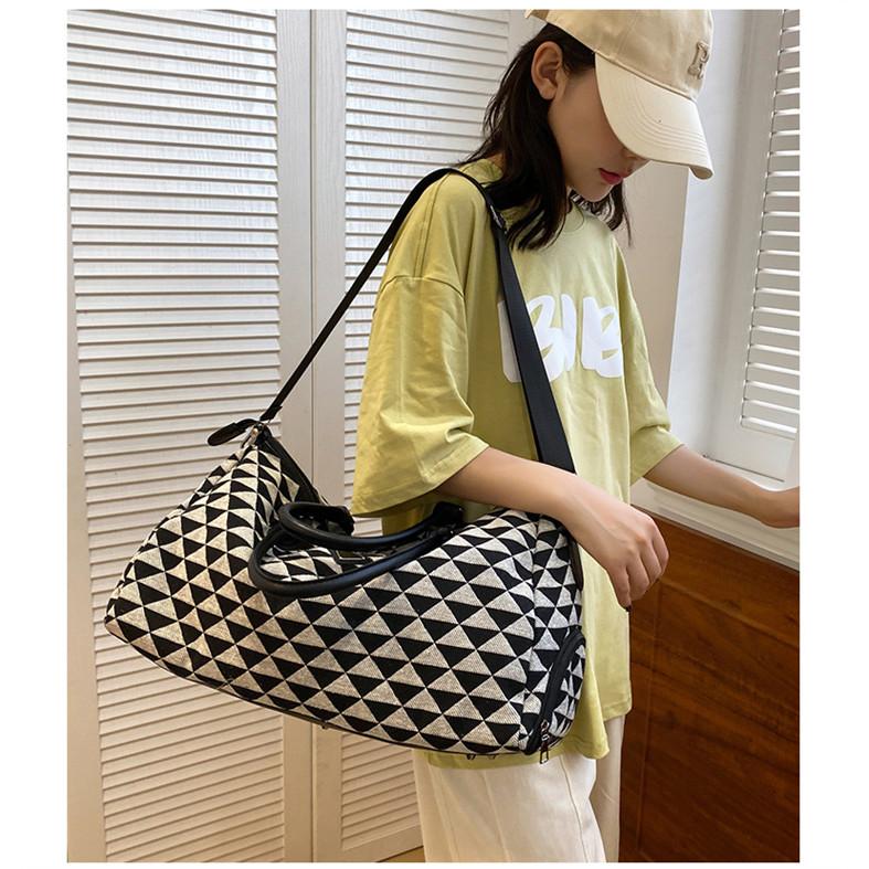 IELGY Bolsa de Viagem Portátil para Curta Distância Feminina Grande Capacidade Bolsa de Mão de Viagem Multifuncional Saco de Armazenamento de Roupas para Passeio