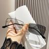 Light Sensitive Color Changing Presbyopia Glasses Frameless Anti Blue Light Eyewear High-Definition Business Reading Eyeglasses