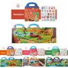 Early Learning Sticker Book For Kids With Animal And Fruit Scenes For Focus And Cognitive Skills