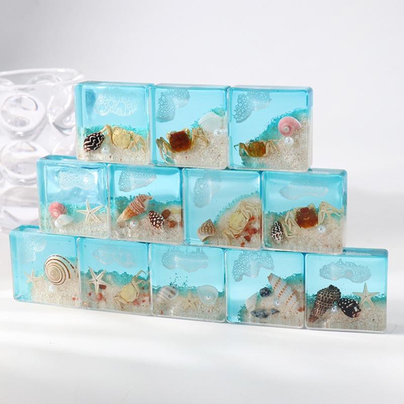 Creative Ocean Micro Landscape Scene Decoration Props Creative Crab Starfish Resin Crafts Decoration Ornaments Small Gifts