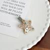 Star Acetate Fashionforward Hair Clip With Sparkly Rhinestones Tailored For Women Sophisticated